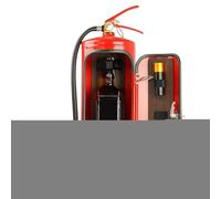 Bar Fire Extinguisher, Fire Extinguisher Bar, Mobile Bar, Metal, for Whisky Lovers and Firefighters, Storage Boxes for Liqueur Wine, Wine Cabinet, Desktop Decoration