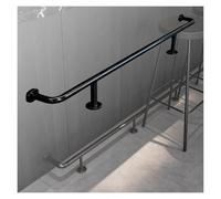 Bar Foot Rail,Matte Black Heavy Duty Bar Foot Rail Kit - 92.5in Steel Square Tube, Complete Undercounter Mount for Modern Home Bars, Elegant Support for Comfort & Durability