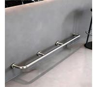 Bar Foot Rail,Stainless Steel 9.8ft Wall Mount Bar Foot Rail Kit - Durable Undercounter Foot Rest for Commercial Bars & Kitchen Islands - Stylish Silver Finish for Enhanced Comfort