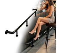 Bar Foot Railing Stainless Steel Floor Standing, Commercial Restaurant Pub Foot Rest Rail Kit Hardware, Kitchen Island Leg Footrest Pole for Home Bar or Restaurant(320cm/10.5ft)