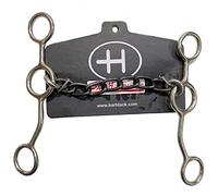 BAR H EQUINE Western Horse 5 in Mouth Heavy-Duty Gag Bit Solid Stainless Steel