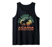 Bar Harbor Acadia National Park Maine Moose Hiking Tank Top