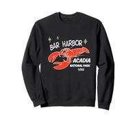 Bar Harbor Maine Lobster Acadia National Park Retro Sweatshirt
