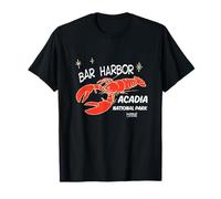 Bar Harbor Maine Lobster Acadia National Park Retro T-Shirt