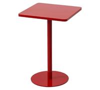 Bar Height Dining Table Metal Iron High Top Pub Table 24in Square | High Top Pub Table for Dining & Coffee Shops, Sturdy Iron Base, Supports 220 Lbs, Ideal for Small Spaces and Bistro Settings