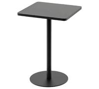 Bar Height Dining Table Metal Iron High Top Pub Table 24in Square | High Top Pub Table for Dining & Coffee Shops, Sturdy Iron Base, Supports 220 Lbs, Ideal for Small Spaces and Bistro Settings