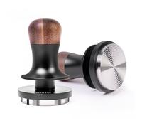 Bar.ista22 Coffee Tamper 58mm - Adjustable Espresso Tamper with Ripple-Base | Stainless Steel & Walnut Handle | Perfect Barista Tool for Portafilters & Coffee Machines