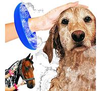 BaR-K Drip Catcher Cuffs - Pet Bathing Tool for Dog Shower and Dog Bathtub - Dog Bathing Station Grooming Supplies and Horse Supplies for Horse Grooming Kit - Protective Dog Washing Tool - Blue 2 Set