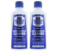 Bar Keepers Friend Multi-Surface Cleaner 2x250g - Original & Best - Cleans, Restores and Polishes - Perfect for Work Surfaces, China & Glassware, Stainless Steel Sinks, Cookers and Cookware