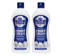 Bar Keepers Friend Power Cream 2x350ml - All Purpose Surface Cleaner - Gentle on Surfaces, Tough on Stains - Perfect to use in Bathrooms, Kitchens and Cookware
