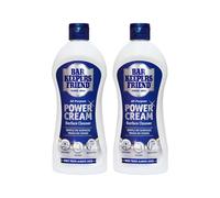 Bar Keepers Friend Surface Cleaner Cream 2 x 350ml | Multi-Surface Cleaning for Kitchen Bathroom Tiles Cookware Stainless Steel Ceramic Glass Hob | Stain Remover Pack of 2 | No Bleach