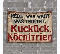 Bar Man Cave Decor Speak What You Do, Cuckoo, Knit Your Eyes Tapestry Man Cave Accessories and Decor Backyard Bar Decor(100X150CM)