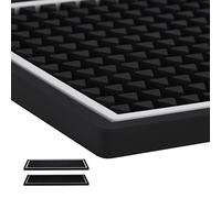 Bar Mat for Cocktail and Coffee Bar 6" x 12" Rubber Bar Service Spill Mat for Cocktail Bartender Coffee Bar or Countertop Mats Glass Drying Mat