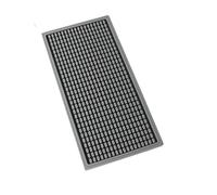 Bar Mats for Home Pub,Rubber Bar Mats Bar Mat Coffee Maker Countertop Spill Waterproof Heat Resistant for Home Accessories(Dark Grey)