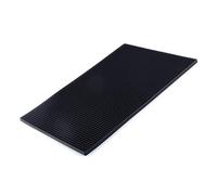 Bar Mats for Home Pub,Rubber Bar Mats Coffee Black Bar Mat Rubber Runner Glass Drip Tray Beer Drink Rail Bars Service(30cm X 45cm)