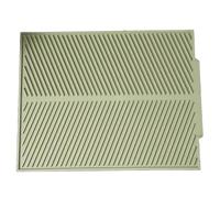 Bar Mats for Home Pub,Rubber Bar Mats Multifunctional Coffee Bar Mat PVC Soft Silicone Anti Slip Water Drainage Foldable Reusable(Green)