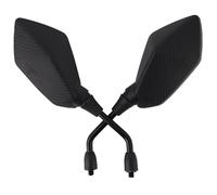 Bar Mirrors Motorcycle 1 Pair Motorcycle Mirror Scooter E-Bike Rearview Mirrors Electrombile Back Side Convex Mirror 8mm 10mm Rear(10mm)