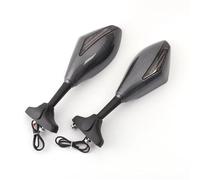 Bar Mirrors Motorcycle For CBR 600 F3 F2 F4i 929 954 1000 RR Motorcycle Carbon LED Racing Style RearView Turn Signals Integrated Mirrors Rear