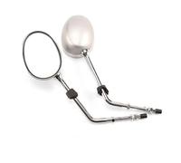 Bar Mirrors Motorcycle For Django QP150T-C Brand Side Mirrors Motorbike Rear View Mirror Wide Field of View Motorcycle Accessories Rear(Elliptic a pair)