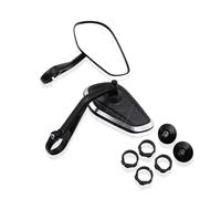 Bar Mirrors Motorcycle Motorcycle Handlebar Rearview Handle Bar End Mirror For Daytona 675 Bobber T120 Street Trident 660 Rear(Diamond)