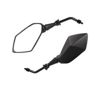 Bar Mirrors Motorcycle Motorcycle Mirrors Rear View Mirror Monitor Fake Carbon Fiber Decorative For Electric Bicycle E-Bike Pit Dirt Bike Scooter ATV Motorcycle Rear