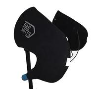 BAR MITTS Cold Weather Road Bicycle Handlebar Mittens fits Shimano Shifters with Externally Routed Shift Cables, Black, Medium