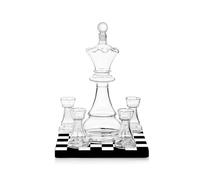 Original Products Bar Originale Chess Decanter & Glass Set With Board - Clear