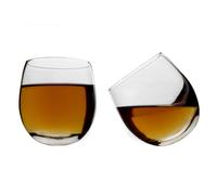 Bar Originale Glass Whiskey Rockers Clear, Set of 2