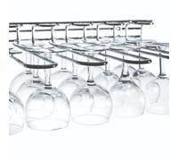 Bar Originale Wall Mounted Glass Rack 5 Sections Holds any type of Glassware