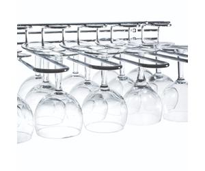 Bar Originale Wall Mounted Glass Rack 5 Sections Holds any type of Glassware