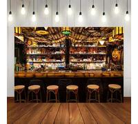 Bar Photo Backdrops Wine Cafe Restaurant Drink Shelf Photography Backdrop Party Urban Club Art Photo Background Photo Banner 210X150cm