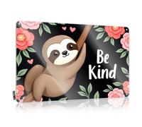 Bar Posters Kind Sloth In Floral Frame Tin Sign Tin Funny Vintage Sign Funny Signs Billiard(30X40CM)