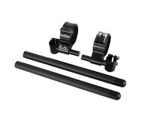 Bar Riser 37MM 45MM 51MM 52MM 58MM Riser Raised Higher Clipon Clip On Motorcycle Adjustable Handlebar Handle Bar Fork Clamp(Black 37 mm)