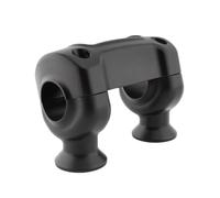 Bar Riser Moto For Dyna For Fat For Bob For FXDF 2008-2017 For Low For Rider S For FXDLS 2016-2017 Handlebar Riser Motorcycle Drop Kit Aluminum Black Plating(Black)