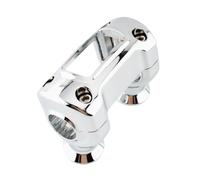 Bar Riser Moto For Dyna For Fat For Bob For FXDF 2008-2017 For Low For Rider S For FXDLS 2016-2017 Handlebar Riser Motorcycle Drop Kit Aluminum Black Plating(Silver)