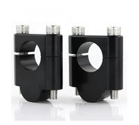 Bar Riser Mount For Street For Triple 675 For Trident For Scrambler 7/8" 22mm Handlebar Mounting Risers Clamp CNC Aluminum(Black Riser 30mm)