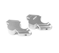 Bar Risers Clamps Handlebar Clamp Riser For Tenere700 For TENERE 700 For World For Raid T7 Motorcycle Risers Handlebar(Silver)