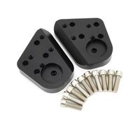 Bar Risers Compatible With For R1100RT 1994-2001 R1150RT 2001-2003 Motorcycle Accessories Aluminum Alloy Handlebar Lifters Handlebar Riser Clamps Mounts(Black)