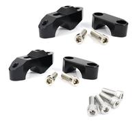 Bar Risers Compatible With Suzuki For V-Strom 800DE 2023-2024 RM-Z250 2011-2024 Motorcycle Handlebar Stems Handlebar Extenders, Clamp Mounting Kits Adjustable(Black)