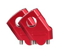 Bar Risers Motorcycle Handlebar Riser Bar Mount Handle Clamp 3 Colors Fits For CBF500 CBF600 CBF1000 Handlebar Clamp(22mm Red)
