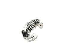 Bar Rot Vintage Skull Bones Rings For Men Adjustable Opening Punk Evil Rings Jewelry Anime Retro Hip Hop Halloween Party Gifts
