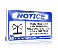 Bar Rules Sign Notice Radio Frequency Hazard Danger Tin Sign Bar For Man Cave Things For Boys Room(30X40CM)