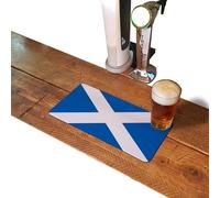 Bar Runner Mat For Home Pub, Borderless Beer Rubber Mats, Cocktail Bar Gifts Accessories for Pubs Bars - Scottish Flag
