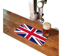 Bar Runner Mat For Home Pub, Borderless Beer Rubber Mats, Cocktail Bar Gifts Accessories for Pubs Bars - Union Jack