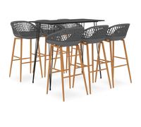 Bar Set Kitchen Dining Room Chair Stool Table 5/7 Piece Multi Colours vidaXL