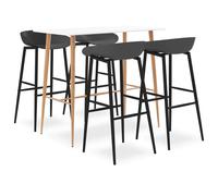 Bar Set Kitchen Dining Room Chair Stool Table 5/7 Piece Multi Colours vidaXL