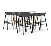 Bar Set Kitchen Dining Room Chair Stool Table 5/7 Piece Multi Colours vidaXL
