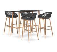 Bar Set Kitchen Dining Room Chair Stool Table 5/7 Piece Multi Colours vidaXL