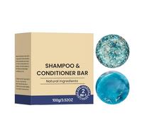 Bar Shampoo & Conditioner, Hair Strengthening Shampoo and Conditioner Bar for Nourishing, Breakage Resistance with Scalp Nourishing Function, Grooming Set, 2-Piece Concentrated Set for Brittle Hair,
