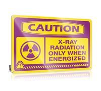 Bar Sign Home Decor Caution X-Ray Radiation Only When Energized Tin Sign Tin Signs For Bar Funny Man Cave Signs(30X40CM)